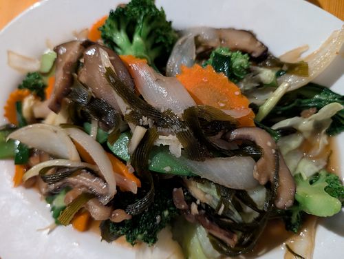 Shiitake and Sea Vegetables at Thai Spices in Sedona