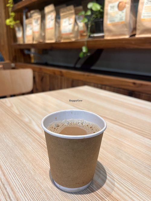 I was happy to find vegan masala chai!   at HYD - Vibrant Living in Hyderabad