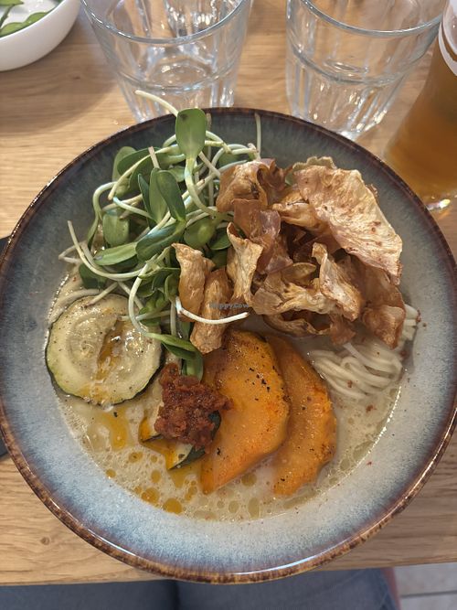 Cream on   at Dozo Vegan Ramen - Hrubieszowska in Warsaw