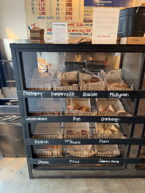 Bagels  at Brooklyn Bagel Bakery in Los Angeles