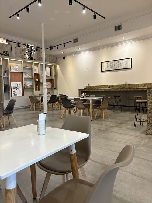 Plenty of seating, nice clean aesthetic   at ITINI in Buenos Aires