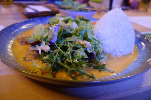 No 14 Mango and coconut curry with tofu (vegan) at Sumo Thai Sushi in Saarbrucken