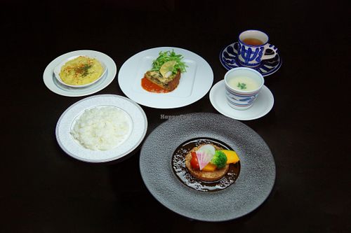 vegan dinner course at France-ya - 佛蘭西屋 in Higashihiroshima