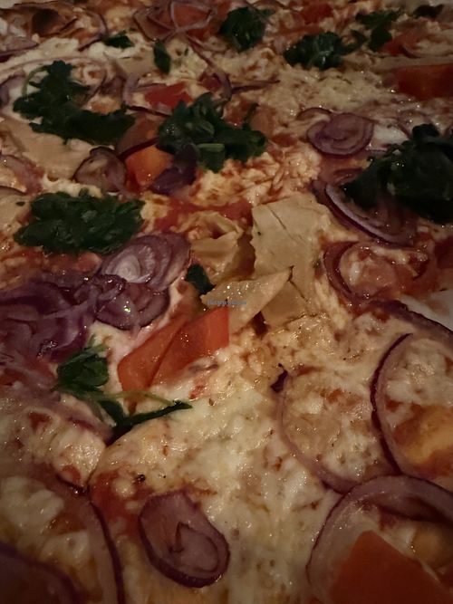vegan pizza  at L'Osteria - Köln Zollhafen in Cologne