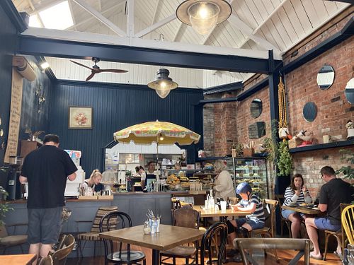 Inside cafe  at Aunt Gingers Kitchen in Carterton