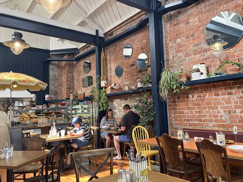 Inside cafe  at Aunt Gingers Kitchen in Carterton