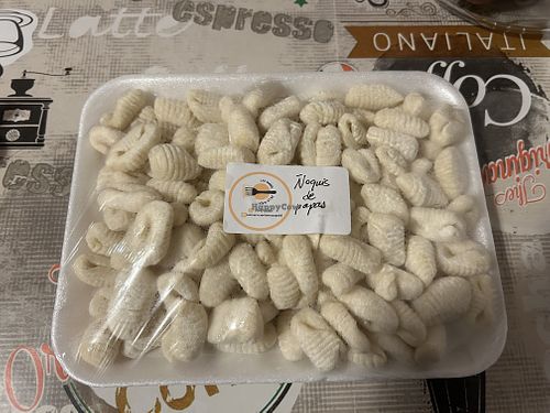 ñoquis  at Las Manos en La Masa in Rocha