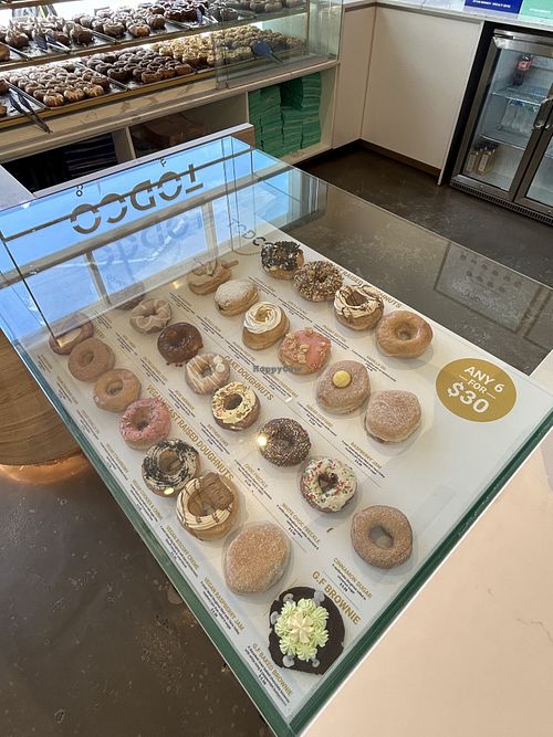 Bottom row are vegan options   at Todco in Richmond