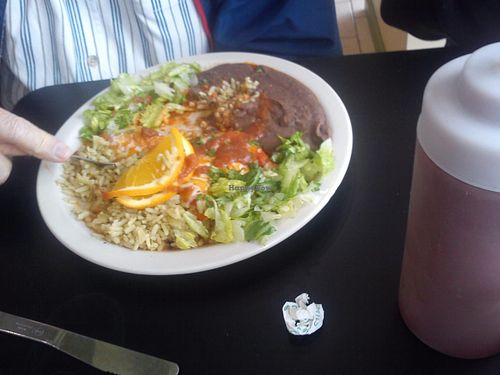 Real Deal Enchiladas  at Green Vegetarian Cuisine in Houston