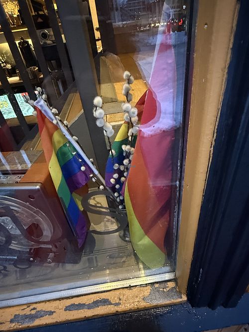 window  at Bardus Bistro & Bar in Tromsoe