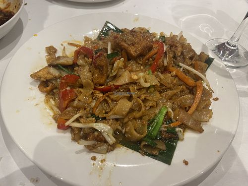 Drunken noodles with tofu   at Sambal in Manchester