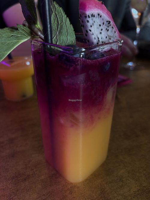 Pink Flamingo Drink #Veganuary at Johny‘s Jungle in Marbach An Der Donau