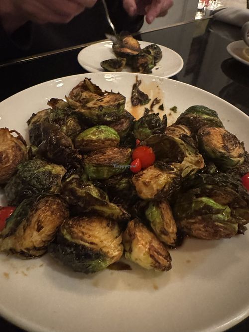 Brussel sprouts (no bacon, specify)  at Wesley & Rose Lobby Bar - Surf Hotel in Buena Vista