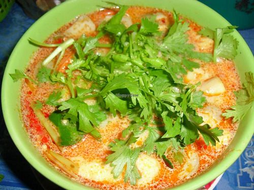 'Tom Yum' at Reun Thong Vegetarian in Hua Hin