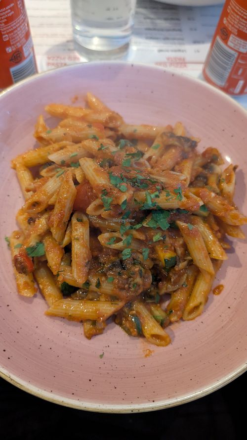 Penne all'arrabbiata at That's Amore in Malahide
