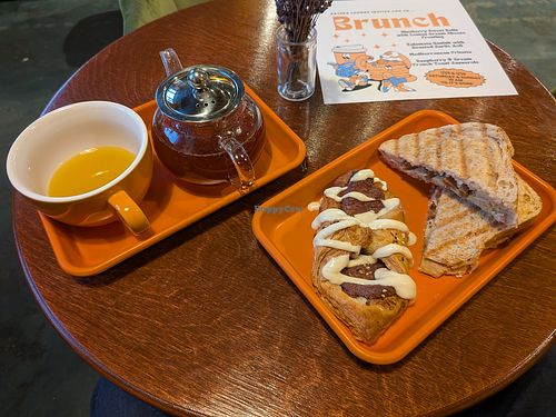 Kalamata tart, Herbivore melt at Patera Temperance Lounge and Bistro in Spokane