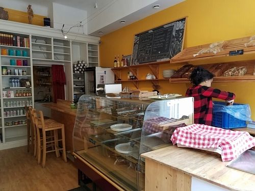 inside at Sattva Naturbageriet in Stockholm