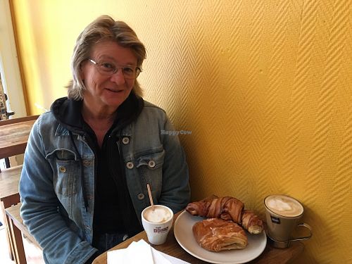 my Swedish friend agreed, best fika ever! at Sattva Naturbageriet in Stockholm