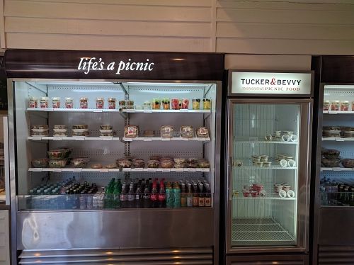 First fridge and freezer at Tucker and Bevvy in Honolulu