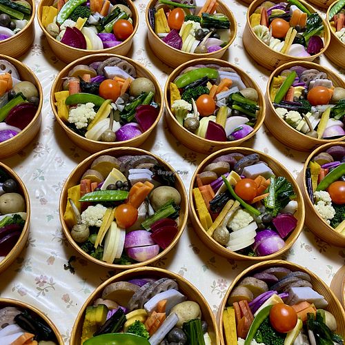 We offer traditional Japanese pickles made with 20 to 30 types of local vegetables.  at Bingosaryo - 備後茶量　 in Onomichi