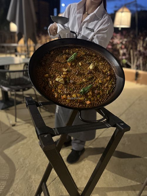 The BEST vegan paella I’ve ever had   at Restaurante Arrozante in Tenerife