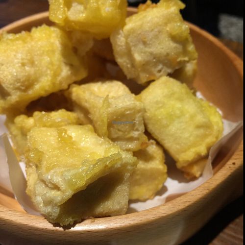 deep fried 100 tales tofu at About Animals in Taipei