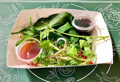 Side salad  at Vietnamese Street Eats - Dubai Hills in Dubai