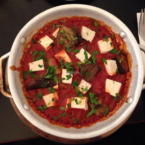 Shakshouka at Bookworm - Mazeh in Tel Aviv