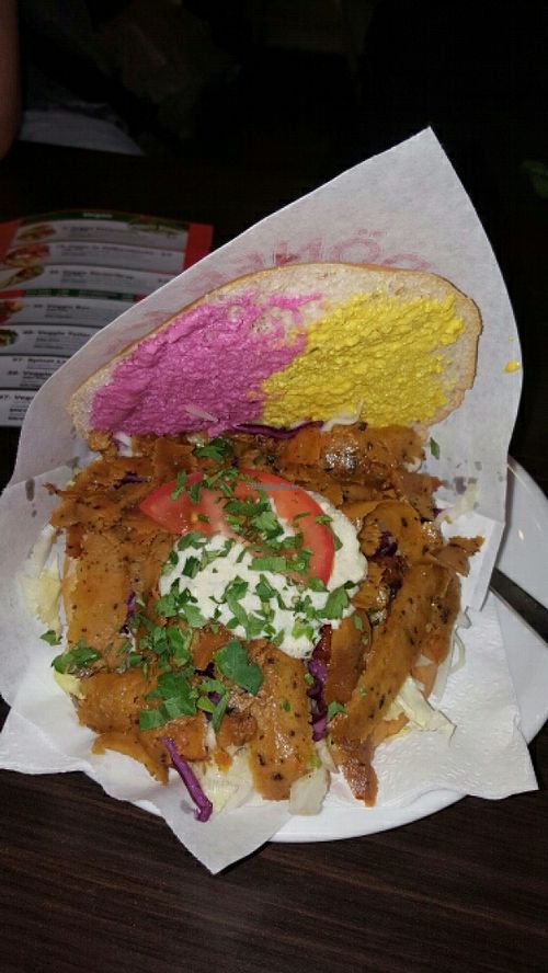 the veggie (vegan) döner at Doeneray in Braunschweig
