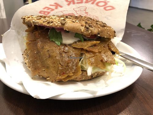 Vegan Döner-Sandwich at Doeneray in Braunschweig