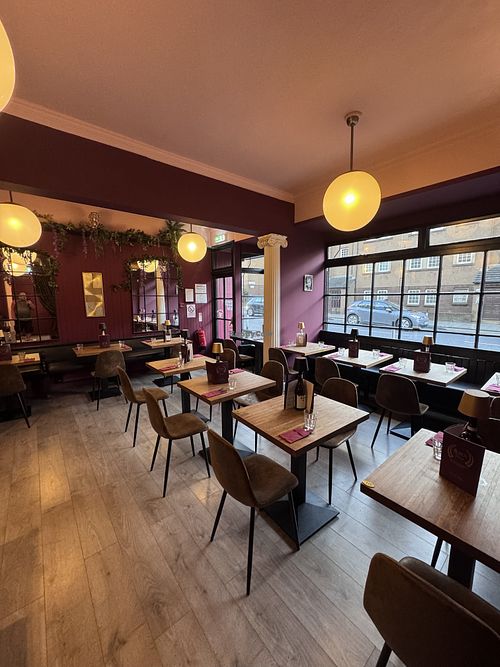 Main dining   at Sora Diana in Edinburgh