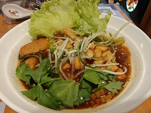 Hong shao noodles at Mother Earth Classic Express - 大地之素 in Central Singapore