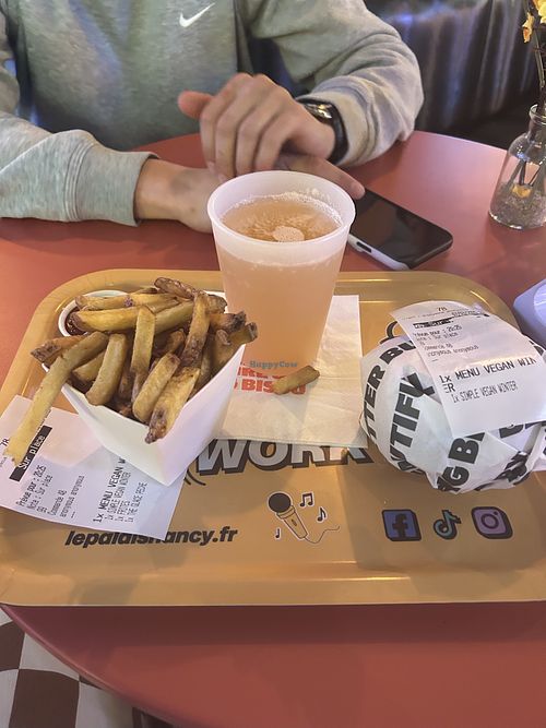 Vegan winter menu   at Bioburger in Nancy