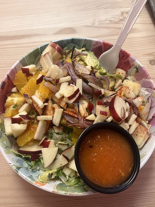Shrimp salad minus shrimpp  at Maciel's Tortas & Tacos in Memphis