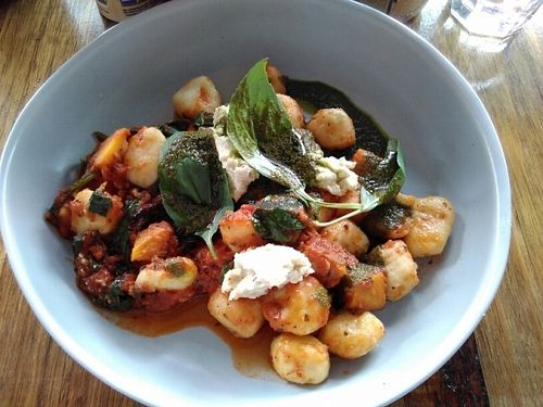Pumpkin gnochhi at Sister of Soul in St Kilda