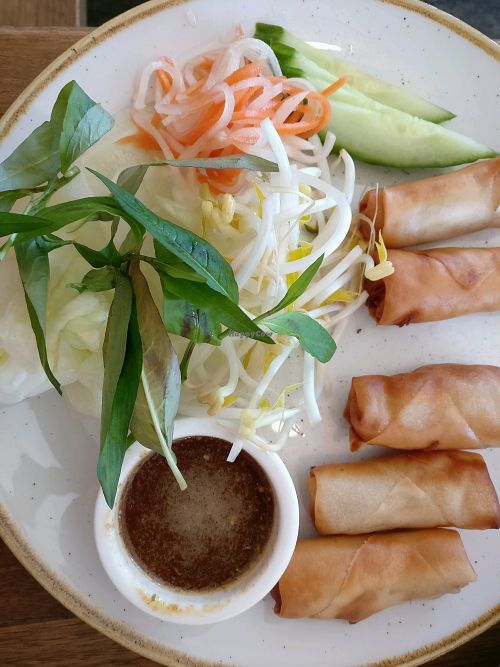 spring rolls at Sister of Soul in St Kilda