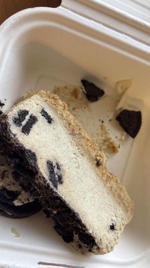 Cookies and cream “cheesecake"  at Sister of Soul in St Kilda