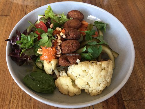 Felafel bowl at Sister of Soul in St Kilda