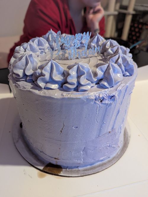 Ube Bubble Tea Cake at Mix For A Mission in Kirkland