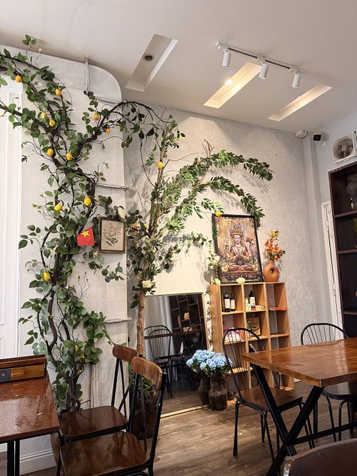 Restaurant’s interior  at Nhà Hàng Chay Tathata - Vegan Restaurant in Da Nang