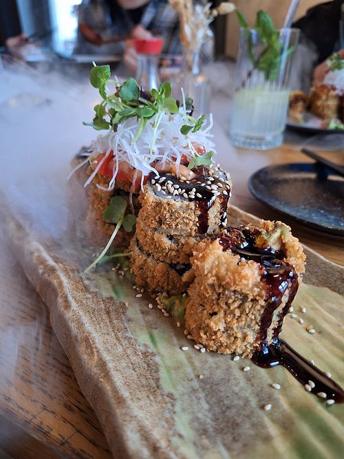 Veganes Tempura Sushi at Koza Speyer in Speyer