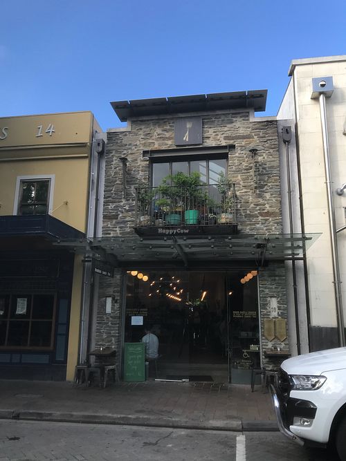 Outside at Vudu Cafe and Larder in Queenstown