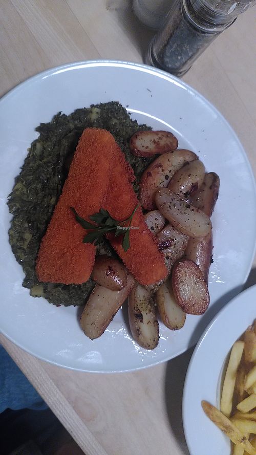 Veganes Knusperfilet #Veganuary at Deutzer Brauhaus in Cologne