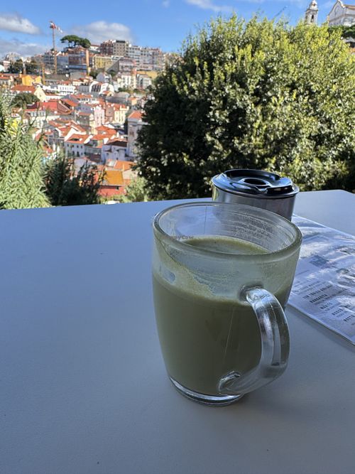 Matcha   at Café Da Garagem in Lisbon