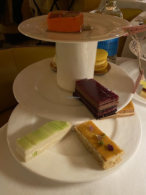 Vegan afternoon tea  at Sketch in West London