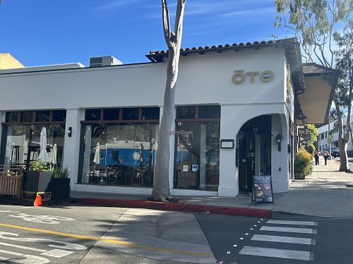 From the street  at Oto Sushi in Laguna Beach