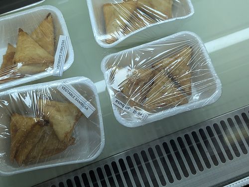 Vegan samosas at ADD - NoviSmart in Addis Ababa