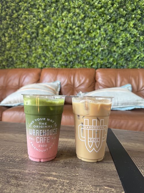 pretty drinks  at Warehouse Cafe in Philadelphia