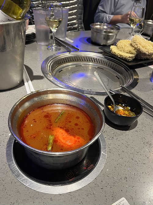 How the broth comes   at KPOT in Catonsville