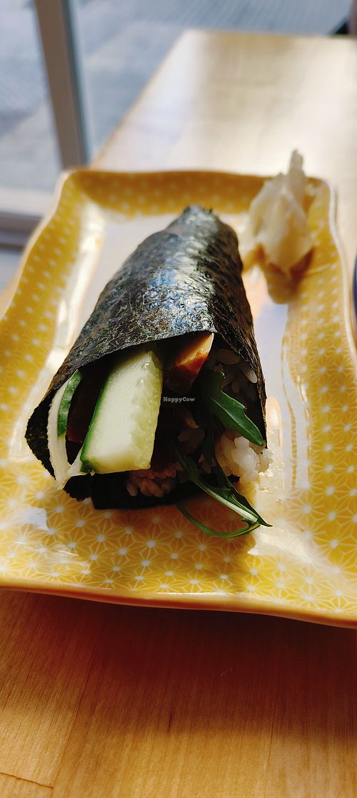 Temaki vegano at Sushi Cru in Valencia
